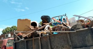 Retiraron más de 200 toneladas de cacharros el fin de semana en Orán